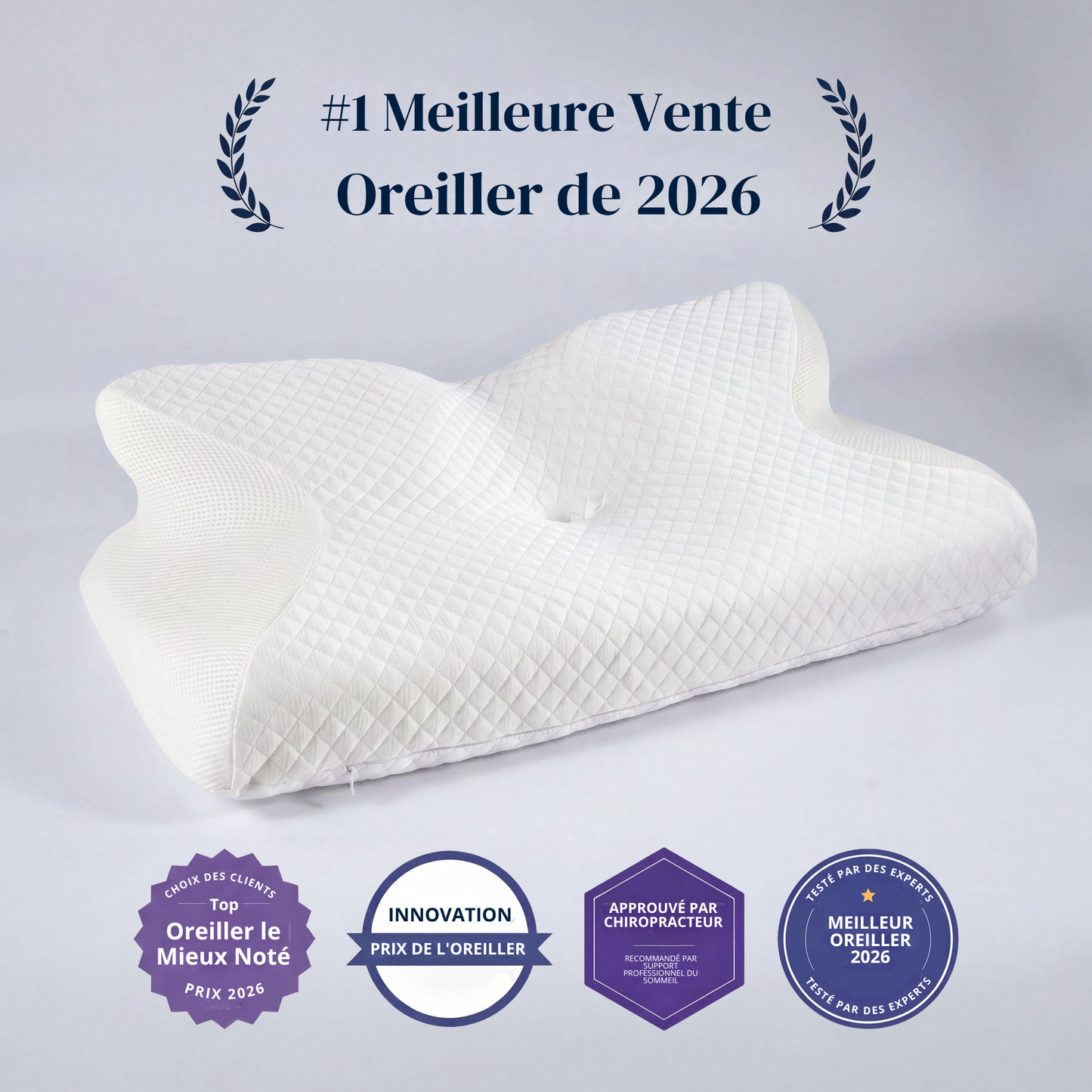 L'Oreiller Ergonomique IsbaSleep ErgoPro : Alignement cervical et sommeil profond sans douleur