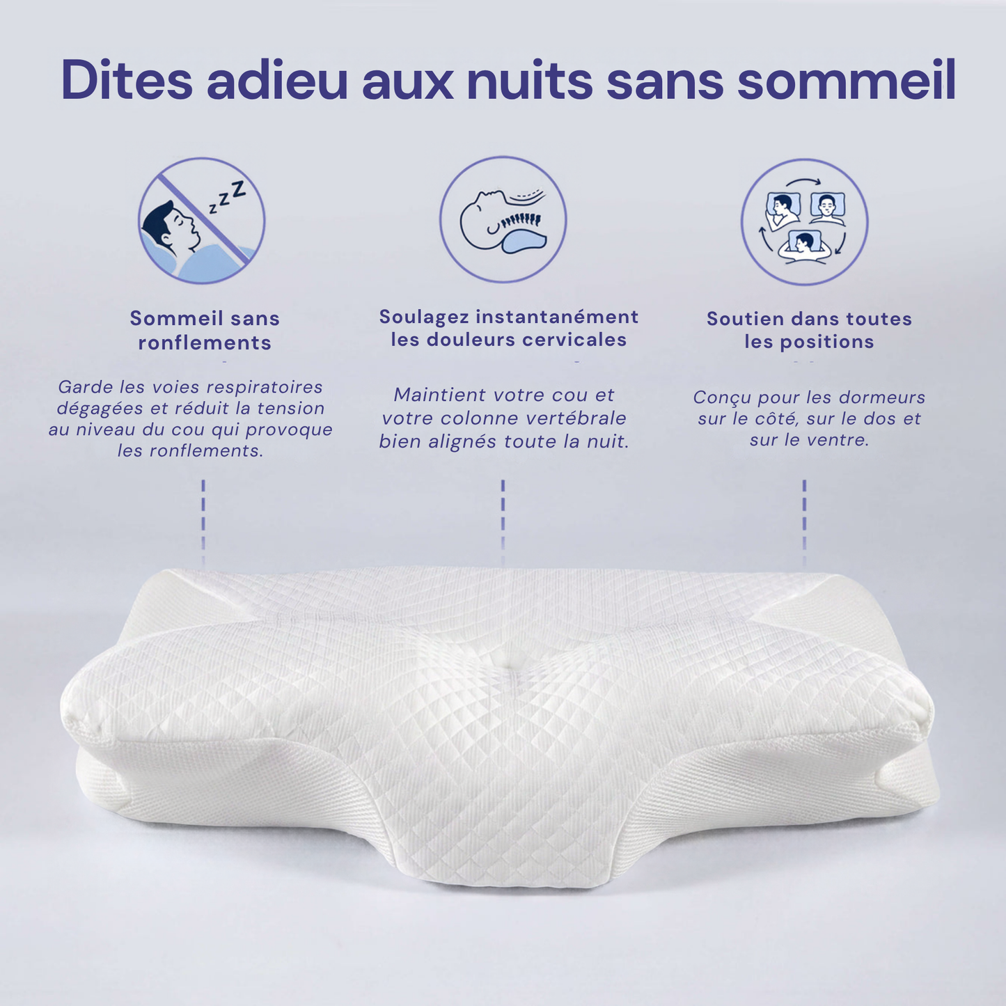 L'Oreiller Ergonomique IsbaSleep ErgoPro : Alignement cervical et sommeil profond sans douleur