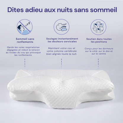 L'Oreiller Ergonomique IsbaSleep ErgoPro : Alignement cervical et sommeil profond sans douleur