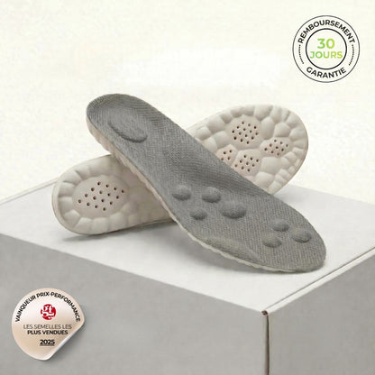 Semelles de soulagement pour douleurs aux talons & fasciite plantaire