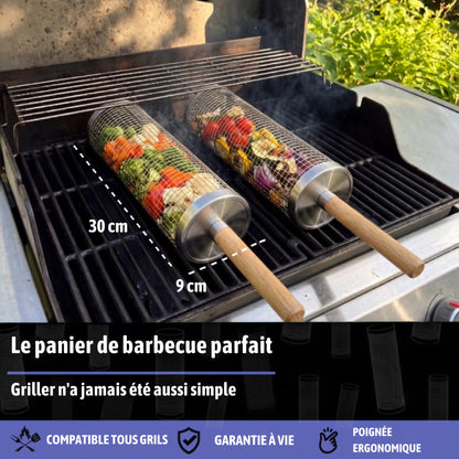 Le Panier Grill Roulant