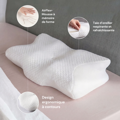 L'Oreiller Ergonomique IsbaSleep ErgoPro : Alignement cervical et sommeil profond sans douleur