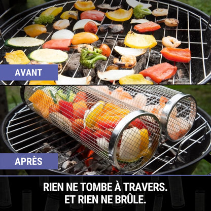 Le Panier Grill Roulant